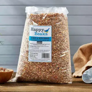 Happy Beaks Robin & Songbird Wild Bird Food No Mess Seed Mix (5kg) High Energy Premium Feed