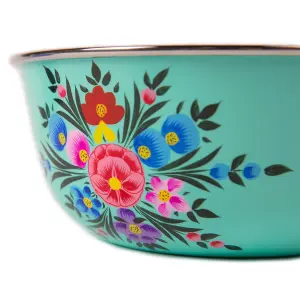 BillyCan - Picnic Bowl - 21.5cm  - Mint Pansy