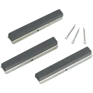 3-Pack 75mm Medium Grade Cutting Stones for ys10783 Triple Leg Cylinder Hone