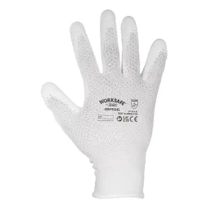 Worksafe White Precision Grip Gloves X-Large Boxed 120 Pairs SSP50XL/B120