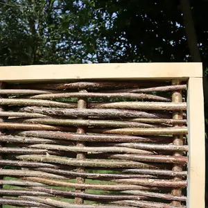 Framed Hazel Hurdles 6 ft x 6 ft