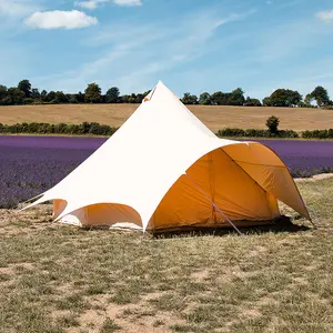 4m Star Bell Tent - Canvas 285 - Sandstone