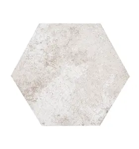 Top Ceramics Beige Hexagon Floor Wall Tile (L)22.5cm x (W)22.9cm Each box 0.87sqm