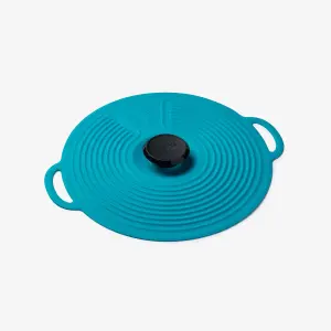 Zeal Classic Self Sealing Silicone Pan Lid, 20cm, Aqua