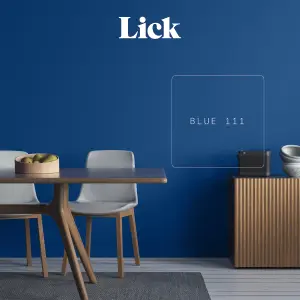 Lick Blue 111 Matt Emulsion paint, 2.5L