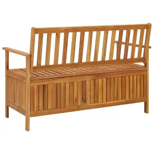 Berkfield Garden Storage Bench 120 cm Solid Acacia Wood