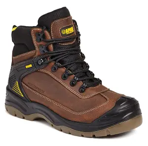 Apache RANGER Waterproof Safety Work Boots Brown (Sizes 5-13)