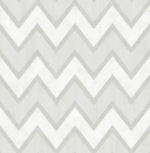 SK Filson Grey Chevron Wallpaper