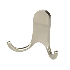 Zinc alloy Large J-shaped Double Hook (H)71.5mm (W)28mm