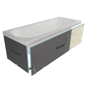 Thermopanel Tileable Bath Side Panel - 2100 x 600 x 30mm