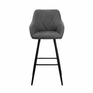 Maxman 11.02cm Bar Stool (Set of 2) Grey