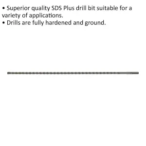 Premium 10 x 600mm SDS Plus Drill Bit for Smooth & Efficient Drilling