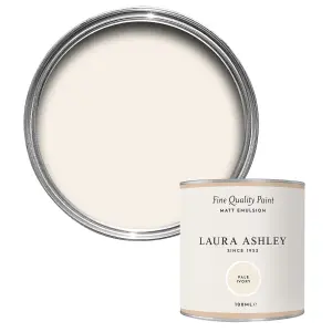 Laura Ashley Pale Ivory Matt Emulsion paint, 100ml