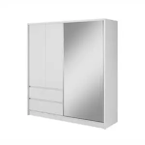 Sara Sliding Door Corner Wardrobe Stylish & Space-Saving Storage Solution