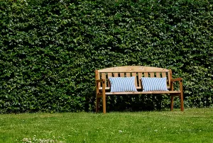 Triple Garden Bench - Wood - L170 x W63 x H97 cm - Brown