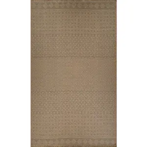 KASHVI Machine Washable Jute Boho Area Rug 79 x 152 cm