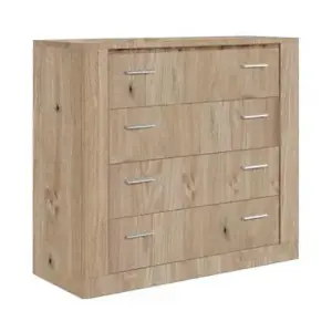 Classic Oak Chest of Drawers for Timeless Storage