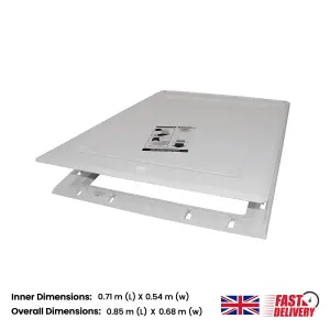 Loft Access Door Hinged Insulated Top Loft GL250 Trap Door Easy Opening Attic Hatch Door 0.56 x 0.72m