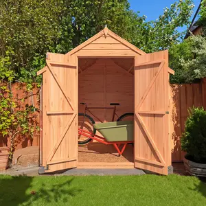 Garden Value Overlap Shed 4 x 6 with Double Door Yes