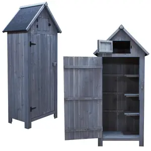 KCT Garden Shed Outdoor Storage Apex Tool Small Cupboard