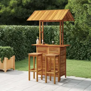 3 Piece Garden Bar Set