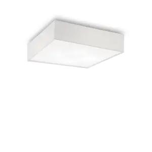 Luminosa Ritz 4 Light Large Flush Ceiling Light White