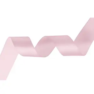 Powder Pink Double Sided Satin Ribbon Polyester Ribbon Roll, 50mm x 10 metres