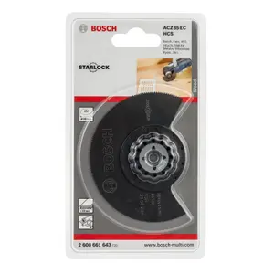 Bosch Starlock Segmented cutting blade (Dia)85mm ACZ 85 EC