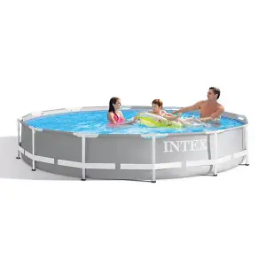 Intex 12ft x 39in Prism Frame Pool - 3.66m x 0.99m