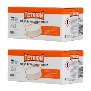 Tetrion Dehumidifier Car Home Moisture Absorber Trap Damp Refil x2