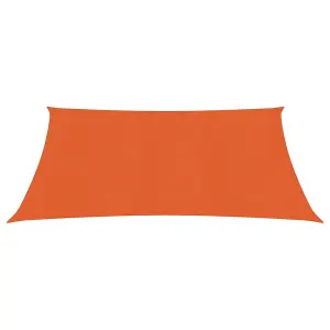 Berkfield Sunshade Sail 160 g/m2 Orange 3.6x3.6 m HDPE