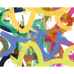 Cartissi New Shuffling I Canvas Print Multicoloured (80cm x 60cm)