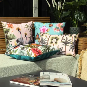 Evans Lichfield UV & Water Resistant Butterfly Outdoor Polyester Filled Cushion