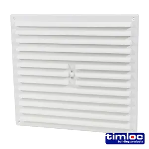 Timco - Timloc Internal Plastic Hit and Miss Louvre Grille Vent - White - 1210W (Size 260 x 235 - 1 Each)