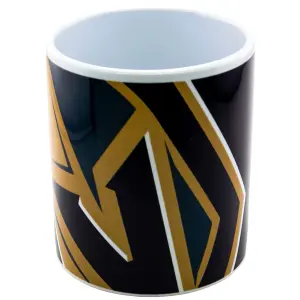 Vegas Golden Knights Cropped Logo Mug Black/White/Gold (One Size)