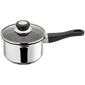 Judge Vista Draining Stainless Steel Non-Stick Saucepan 16cm