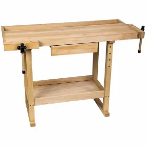 SIP Beech Workbench - wood - L1350 x W900 x H620 mm