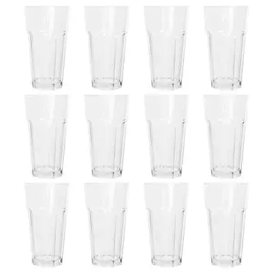 Reusable Plastic Highball Glasses - 580ml - Pack of 12