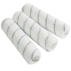 Harris Seriously Good 3 Medium Pile Paint Roller Sleeves (Pack of 3) White (9in)