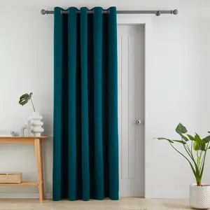 Wilson Blackout Thermal Curtains Green / 168cm Width x 213cm Drop