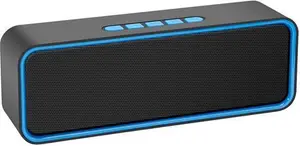 Kolaura Portable Wireless Speaker, Bluetooth 5.0 Speaker With 3D Stereo Hifi Bass, 1500Mah Battery, 12 Hour Playtime (Blue)