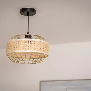 ValueLights Vimet Gold Ceiling Pendant Shade