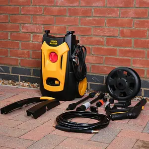 TOUGH MASTER Pressure Washer 140 Bar 1800W Compact Portable for Patio, Car, Garden