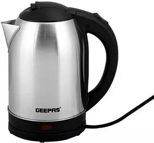 Geepas Electric Kettle Cordless Stainless Steel Jug 1.8L Boil Dry Prevention