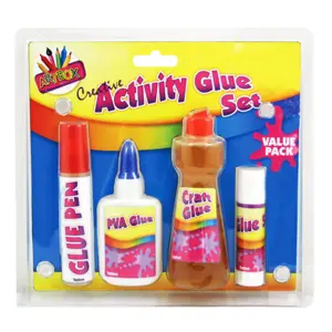 ArtBox 4 Piece Glue Set Multicoloured (One Size)