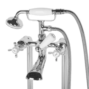 Freestanding Bathtub Faucet HEBBE Silver