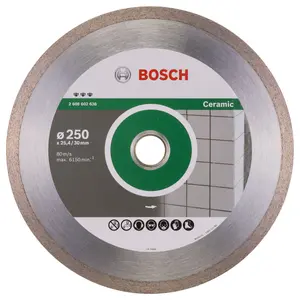 Bosch Professional Diamond Cutting Disc - Best for Ceramic - 250 x 30/25,40 x 2,4 x 10 mm