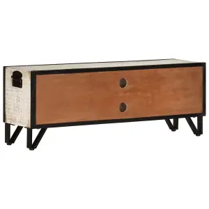 Berkfield TV Cabinet 110x30x41 cm Solid Acacia Wood