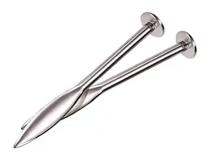 Durable Marshalltown Forged Line Pins - Pack of 2 for Masonry Projects