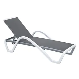 Adjustable Back Aluminum Sun Lounger Ultimate Comfort & Durability for Outdoor Relaxation